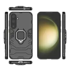 GENERICO - Funda Anti Golpes Anillo Compatible con Samsung S24 Negro