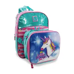 CROYDON - Morral + Lonchera Unicornio Agua para Niña Croydon_.