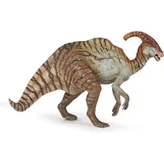 PAPOS - Figura Dinosaurios Parasaurolophus Colección Pintado A Mano