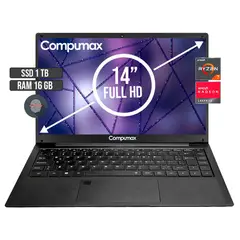 COMPUMAX - Portátil AMD Ryzen 7 5700U 16GB RAM SSD 1TB 14" FHD