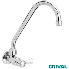 GRIVAL - Griferia lavaplatos cocina balta palanca prakti