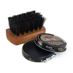 CROYDON - Kit Betun 15 Gr + Cepillo Negro para El Hogar Bufalo_.