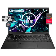 COMPUMAX - Portátil AMD Ryzen 7 5700U 2TB SSD 40GB RAM 14" FHD