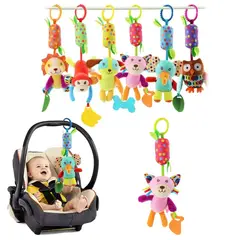 BABY ON - Sonajero Colgante Para Coche O Cuna Con Mordedor Gato