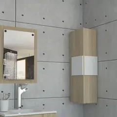 RTA MUEBLES - Mueble auxiliar de baño vanguard Rovere Blanco mrb 3824 RTA