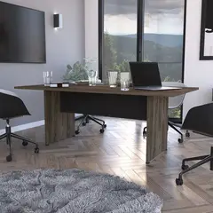 RTA MUEBLES - Mesa de reunion home office blanco mwc 7293