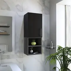 RTA MUEBLES - Mueble auxiliar de baño madrid Wengue+Blaco mwp 3819