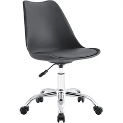 RTA MUEBLES - Silla Oficina Giratoria Acolchada Negra sln 9768