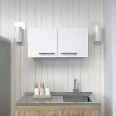 RTA MUEBLES - Mueble Superior Cocina Color Blanco 37x76x33.5cm MLB 6057 RTA