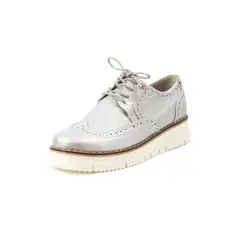 BALLERINA - Zapato Oxford Gris ballerinas Carla