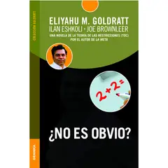 GENERICO - No Es Obvio? Una Novela De La Teoría De Las Restricciones