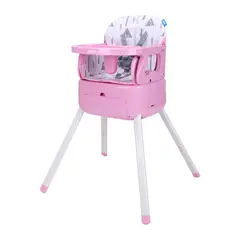 PRIORI - Silla Comedor Bebe Rosa Bony 3 en 1 Rosa