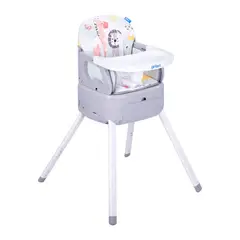 PRIORI - Silla Comedor Bebe Gris Bony 3 en 1 Gris