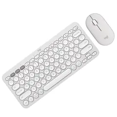 LOGITECH - Combo Bluetooth Teclado K380s + Mouse M350s Blanco