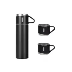 SHENGKE - Termo 500ml Acero Inoxidable Térmico 3 Tazas Estuche Regalo.