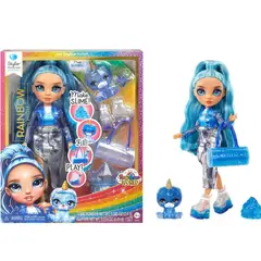RAINBOW HIGH - Muñeca Con Kit De Slime Accesorios Y Mascota