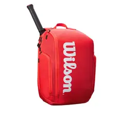 WILSON - Bolso de Tenis Super Tour Backpack Rojo 2 PK
