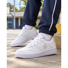 CALZADO BONT - Tenis Escolares Bont Blanco para Hombre y Mujer