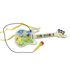 JUGUETERIA EXPRESS - Guitarra Musical Niños Bebes Conejo Con Sonidos Y Luces