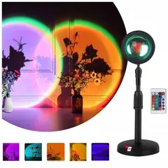 ONE PIXEL - Lampara Atardecer Multicolores Rgb De Arcoíris Control