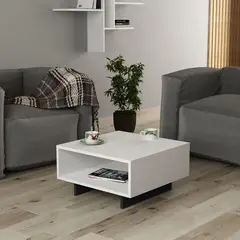 GENERICO - Mesa de Centro Verona Blanco Semimate wengue