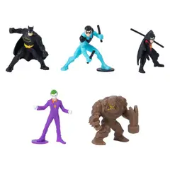 SPIN MASTER - Figuras DC Comics Batman Héroes Y Villanos Pack X5