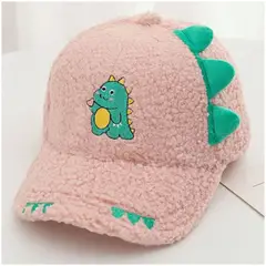 ONE PIXEL - Gorra Cachucha Peluche Infantil Dinosaurio Niños 2-8 Años