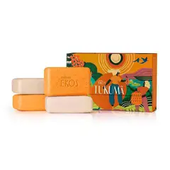 NATURA - Jabones en barra puro vegetal Tukumá - 4 x 100 g c/u