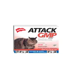 GENERICO - ATTACK GMP Desparasitante Gatos Mayores a 5 kg - 1 x 0.75 ml.