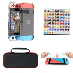 GENERICO - Estuche Con Mango + Acrilico + Vidrio + 2 Grips Switch