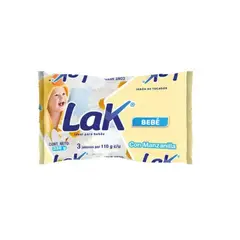 AZUL K - Jabon Lak Bebe x 3 Und x 110g C/U