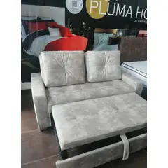 PLUMA HOME - SofaCama Mitta 2puestos Multifuncional, Mueble con Pata Madera