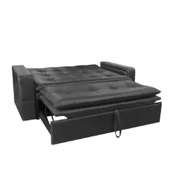 PLUMA HOME - NUEVO  Sofacama BARCELONA BLACK **2puestos Multifuncional