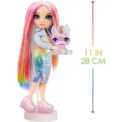 RAINBOW HIGH - Muñeca Con Kit De Slime Accesorios Y Mascota