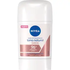 NIVEA - Desodorante Clinical Tono Natural en Barra 50 gr