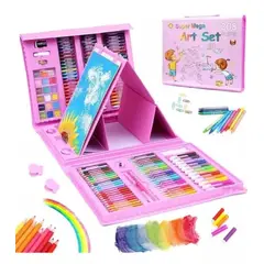 ZHOPI CO - Set De Arte Maleta Para Niños 208 Piezas Creatividad Dibujo