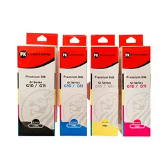 PK - Kit 4 Colores Tinta Genérica Gi-10 Gi-11 G2010 G2011 G4010 G4011