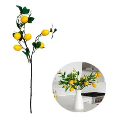 GENERICO - Limonal Artificial Rama Con Limones Realista Decora Tu Hogar