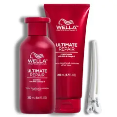 WELLA - DUO ULTIMATE SHAMPOO *250ml y ACONDICIONADOR *200ml