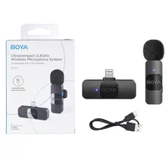 BOYA - By-v1 microfono omnidireccional para iphone o ipad