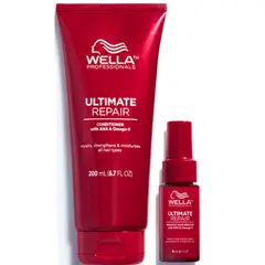 WELLA - Duo ULTIMATE REPAIR Acondicionador *200ml- Spray nutritivo 30ml