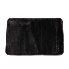 SHENGKE - Tapete Alfombra Antideslizante Negro 58x38cm Elegante Habitación