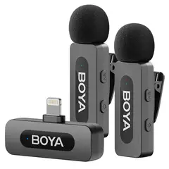 BOYA - BY-V2 Microfonos Omnidireccionales para iPhone o iPad