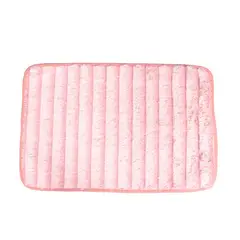 XIONG CHENG - Tapete Alfombra Antideslizante Rosa 58x38cm Diseño Lineas