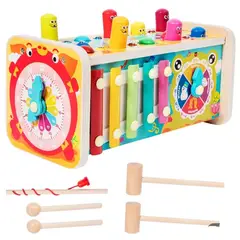 GENERICO - Juego Didáctico Montessori Xilófono Y Martillo Para Niños