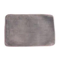 SHENGKE - Tapete Alfombra Antideslizante Gris 58x38cm Terciopelo Corto
