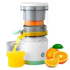 GENERICO - Extractor De Sumo De Fruta Eléctrico Recargable Jugo Naranja