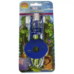 MUNDO BEBE - Cepillo Para Bebé Set x3 Azul_.