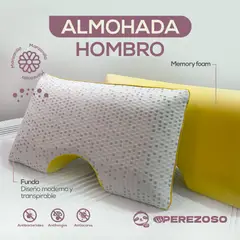 GENERICO - ALMOHADA MEMORY FOAM MANZANILLA CON AROMATERAPIA