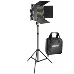 NEEWER - Panel luz NW660 led bicolor continua con trípode de luz 2mts